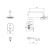 Combo Grifería de Baño Peirano Adra Lavatorio Bajo, Bidet, Ducha con Transferencia Monocomando 60/70/203 80-203P - tienda online