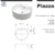 Bacha de Apoyar Redonda Piazza A029 - comprar online