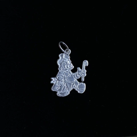 Pingente Tio Patinhas - Prata 925