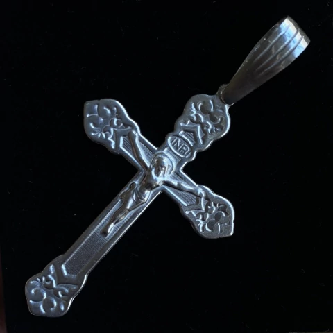 Pingente Cruscifixo Jesus Grande- Prata 925