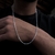 Corrente Cadeado 3mm - Prata Italiana - comprar online
