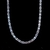 Corrente Piastrine 3mm - Prata Italiana