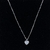 Colar Coração Cores Zirconia Veneziana 45cm - Prata Italiana na internet