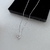 Colar Coração Cores Zirconia Veneziana 45cm - Prata Italiana - comprar online