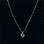 Colar Coração Cores Zirconia Veneziana 45cm - Prata Italiana na internet