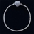 Pulseira Life Coração Cravejado - Prata Italiana