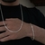 Conjunto Cadeado 4mm - Prata Italiana
