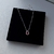 Colar Feminono Brilhante Zirconia 45cm - Prata Italiana - loja online