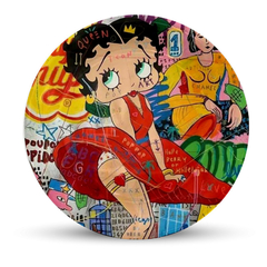 Prato de Parede Bety Boop Pop Art - comprar online