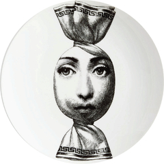 Prato de Parede Estilo Fornasetti Bala