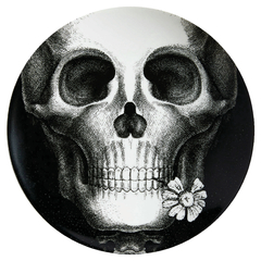 Prato de Parede Estilo Fornasetti Caveira 2 na internet