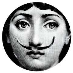 Prato de Parede Estilo Fornasetti Dali