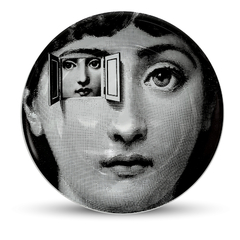 Estilo Fornasetti Janelinha Prato Decorativo
