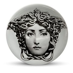 Estilo Fornasetti Medusa Prato Decorativo