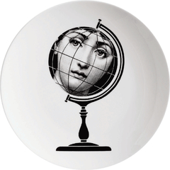 Prato de Parede Estilo Fornasetti Mundo na internet