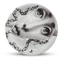 Prato de Parede Estilo Fornasetti Pipa
