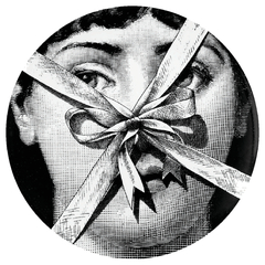 Prato de Parede Estilo Fornasetti Presente