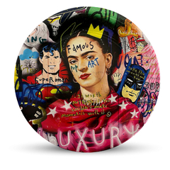 Prato de Parede Frida Kahlo Pop Art - comprar online