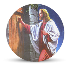 Jesus Batendo a Porta Prato de Parede