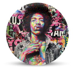 Prato de Parede Jimi Hendrix Pop Art - comprar online