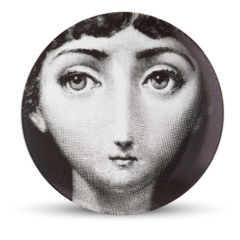 Prato de Parede Estilo Fornasetti Extraterrestre