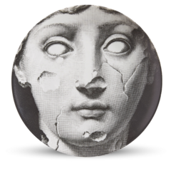 Prato de Parede Estilo Fornasetti Escultura