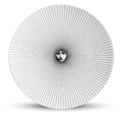 Prato de Parede Estilo Fornasetti Pequeno Sol