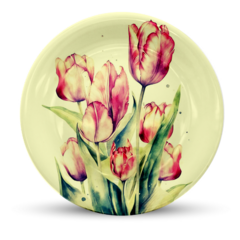Prato de Parede Tulipas - comprar online