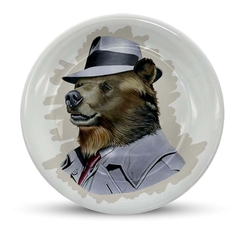 Urso Elegante Prato Decorativo