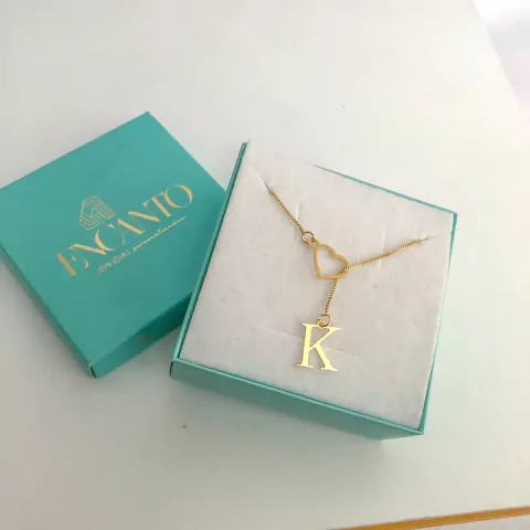 Gravatinha com inicial