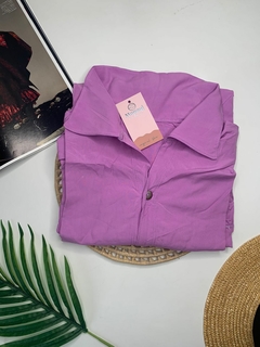 Camisa Chemise Lilás