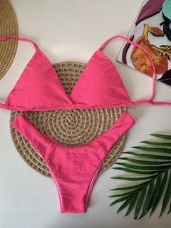 Conjunto Comfort Rosa Neon Lurex - comprar online