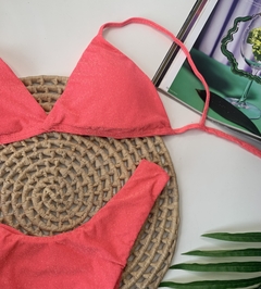 Conjunto Comfort Coral Neon Lurex - comprar online