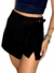 Short Saia Fivela - preto - comprar online