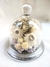 Cúpula de Vidro Jardim Branco - comprar online