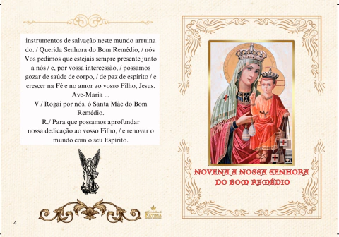 Novena a Nossa Senhora do Bom Remédio