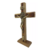 CRUCIFIXO MAD FRISADA 26CM MESA OV C/SAO BENTO ACRIL MESCLADO - loja online