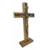 Imagem do CRUCIFIXO MAD FRISADA 26CM MESA OV C/SAO BENTO ACRIL MESCLADO