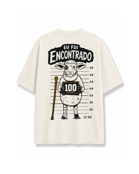 OVELHA ENCONTRADA | OFF WHITE | OVERSIZED LEVE