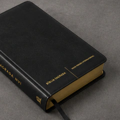 Bíblia Sagrada Slim | NVI | Letra Normal | Capa Luxo Preto na internet