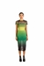 Vestido Tule - gradient - verde