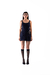 Vestido mini - Azul marinho