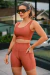 Conjunto Bermuda Meia Coxa +Top Feel Rib Glow - loja online