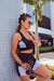 Cropped Ziper Tela e Recorte - comprar online