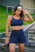 Shorts Fit 1/2 Coxa Recorte