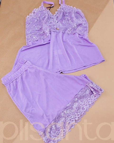 SHORT DOLL ELEGANCE - Cor Lilás Harmonia