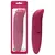 Vibrador Ponto G Golfinho Aveludado - VINHO