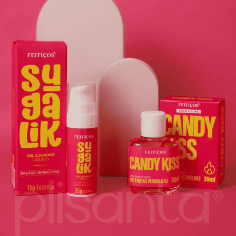 KIT DUO PRAZER ABSOLUTO — Pulsação + Sabor Frutas Vermelhas