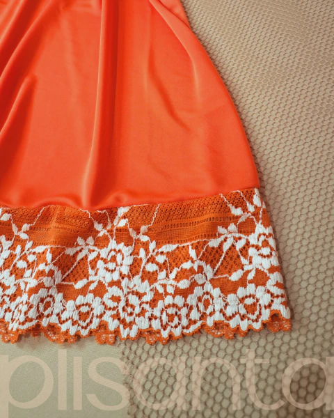 CAMISOLA FINESSE - Cor Laranja Páprica - PliSanta 