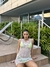 vestido transparencias frunce #2251 - KAYU